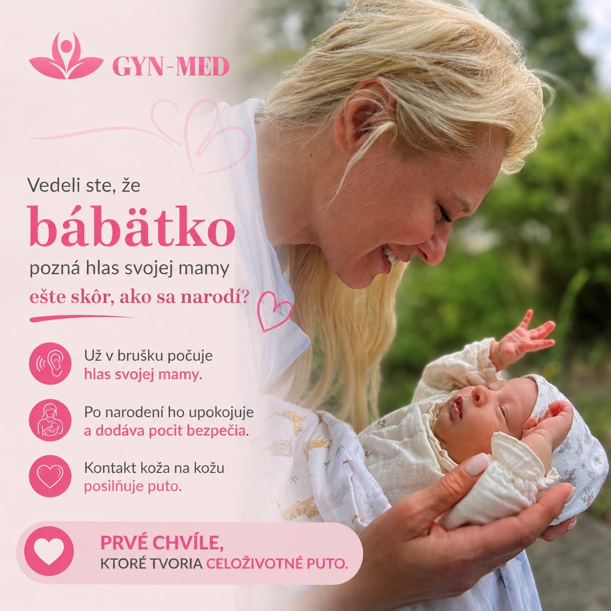 Vedeli ste, že bábätko pozná hlas svojej mamy ešte skôr, ako sa narodí?